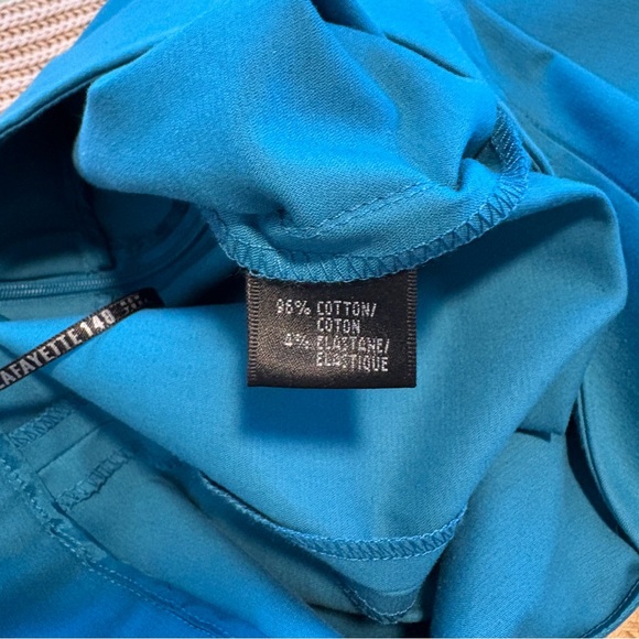 Lafayette 148 Skirt women’s Size 10 Blue Knee Length Pencil Career‎ - Picture 6 of 9